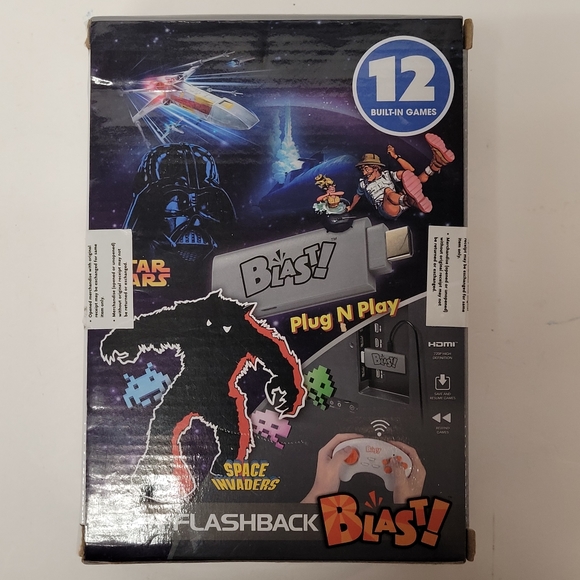 Legends Flashback Blast Plug N Play NIB 12 Built In Games - Picture 1 of 3